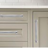 khtumeware 10 Pack 3-3/4 Inch(96mm) Vibrant Polished Chrome Cabinet pulls
