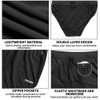 TENJOY Men's Running Shorts, black