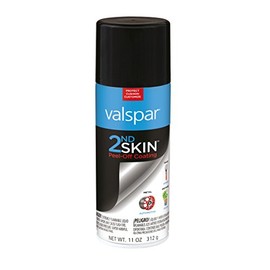 Valspar 17200 2nd Skin Black Peel-Off Rubber Coating - 11 oz.