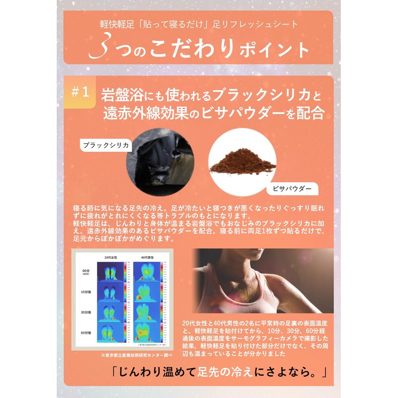 (Just Stick and Sleep On) Light Feet, Black Silica 30