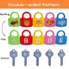 Dinhon Color Alphabet Learning Lock Toys Educational Letter Combination-with 26