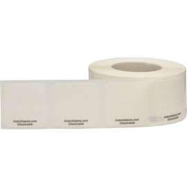 Dissolvable Food Storage Labels Blank Shelf Life for Food Rotation Prep 1 Inch Square 500 Adhesive Stickers