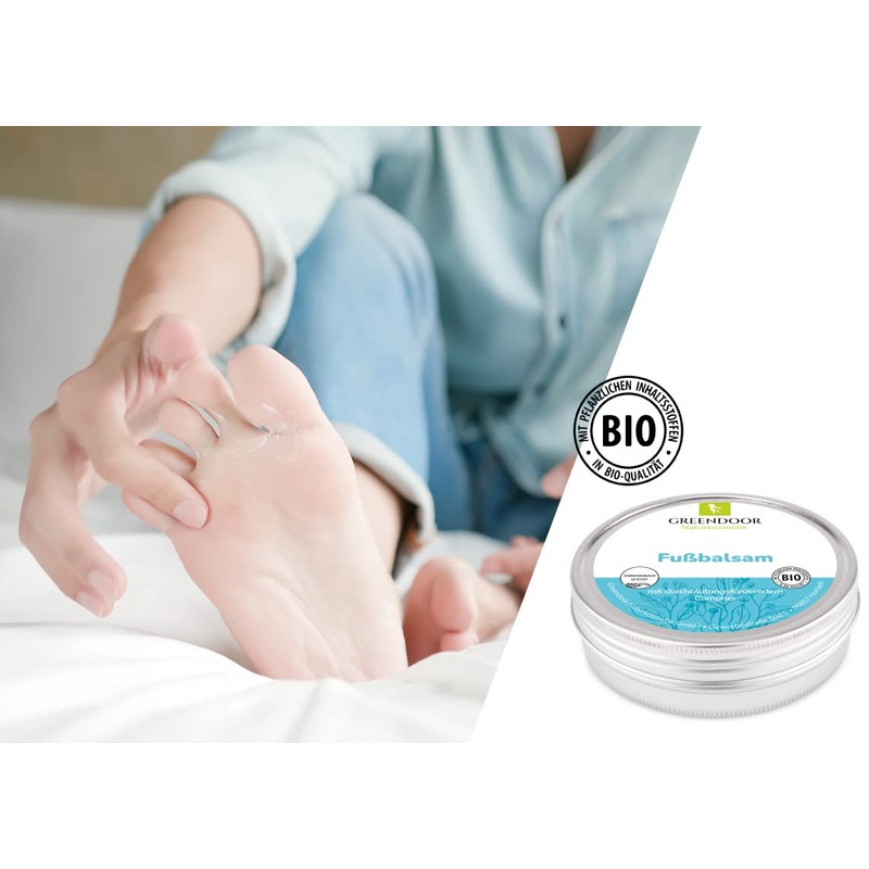 Greendoor Foot Balm with BIO Cocoa Butter, buy now the