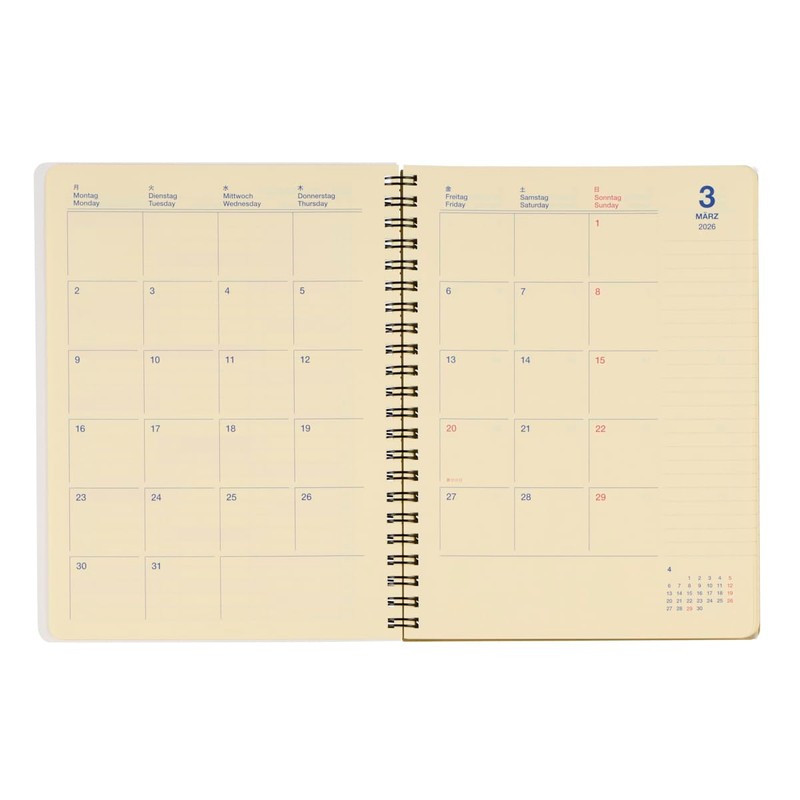 [Delphonics Notebook 2026-2027 Version/Starts March 2026] Rollbahn Diary Om A5