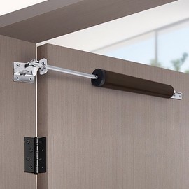 Cylindrical Self-Closing Door Closer for Entrance Doors Brown 11ea