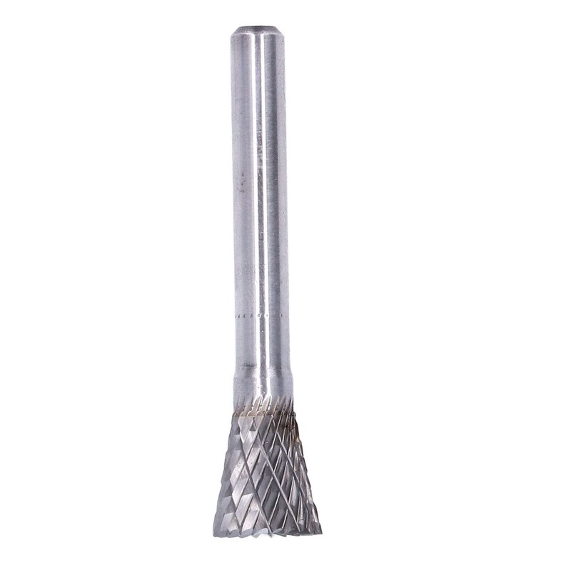 Inverted Cone Burr File, Double Cut Rotary Burr, Inverted Cone