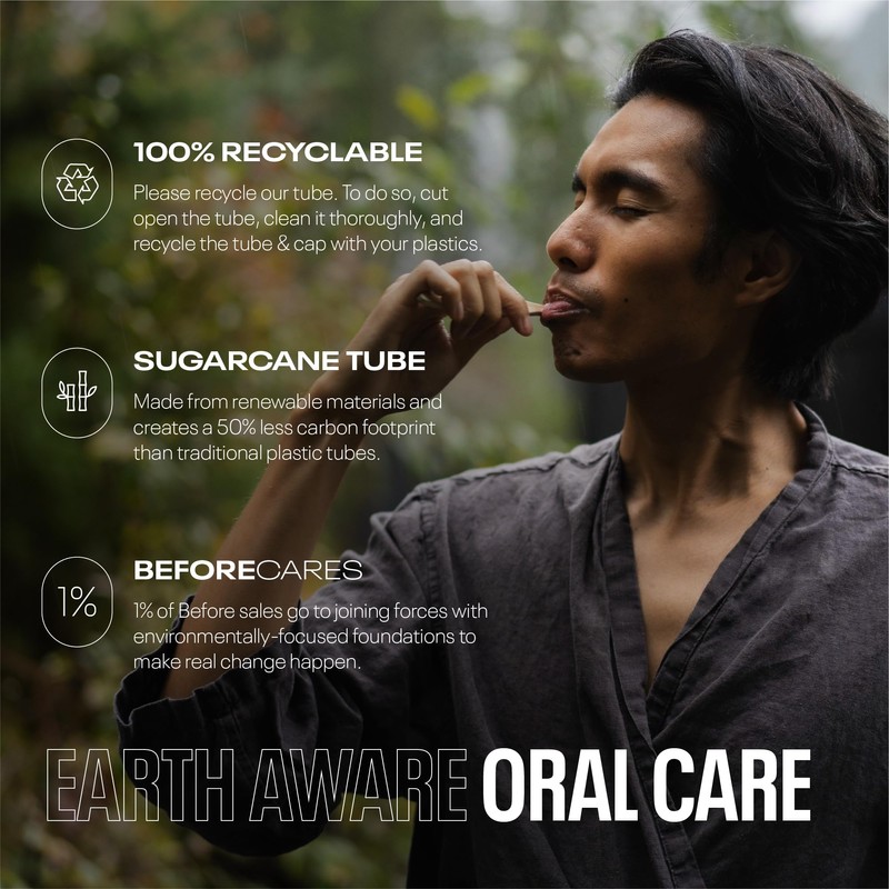 Before n-HA Whitening Toothpaste