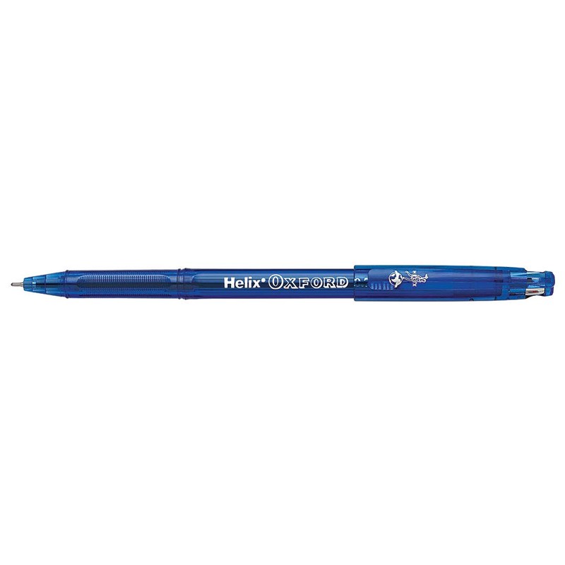 Helix Oxford Plus Gel Pens (x4 Pack Blue Ink) with