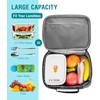 Boys Lunch Box,Kids Gamer Lunch Box for Boys,Insulated Leather Lunch