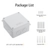 LeMotech ABS Plastic Dustproof Waterproof IP65 Junction Box Universal Electrical