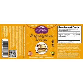 Dragon Herbs - Astragalus Root Drops - 2 fl oz