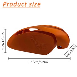 Aipeeo, Writing Aid, Pencil Grips for Handwriting, Writing Aid for Pen Children, Pencil Holder for Right and Left-Handed Users, Writing Posture Correction Tool, Pen Holder Children (Orange)