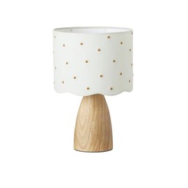 VERTBAUDET Children's Bedroom Bedside Lamp with Embroidery Wool White