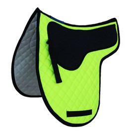 CHALLENGER Horse English Quilted Contoured All-Purpose Trail Saddle Pad 72184GR