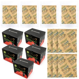 Wisesorb 75% RH 8 Gram 75 Pack Two-Way Humidity Control Packs for Storing Up to 5 Items, Size 8 Moisture Control Packets Individually Wrapped for Small Non-Plastic Travel Cases