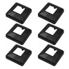 Tsnamay 6Pcs Flange Base Shoe for Railings 2"x 2"/50mm Post,Deck