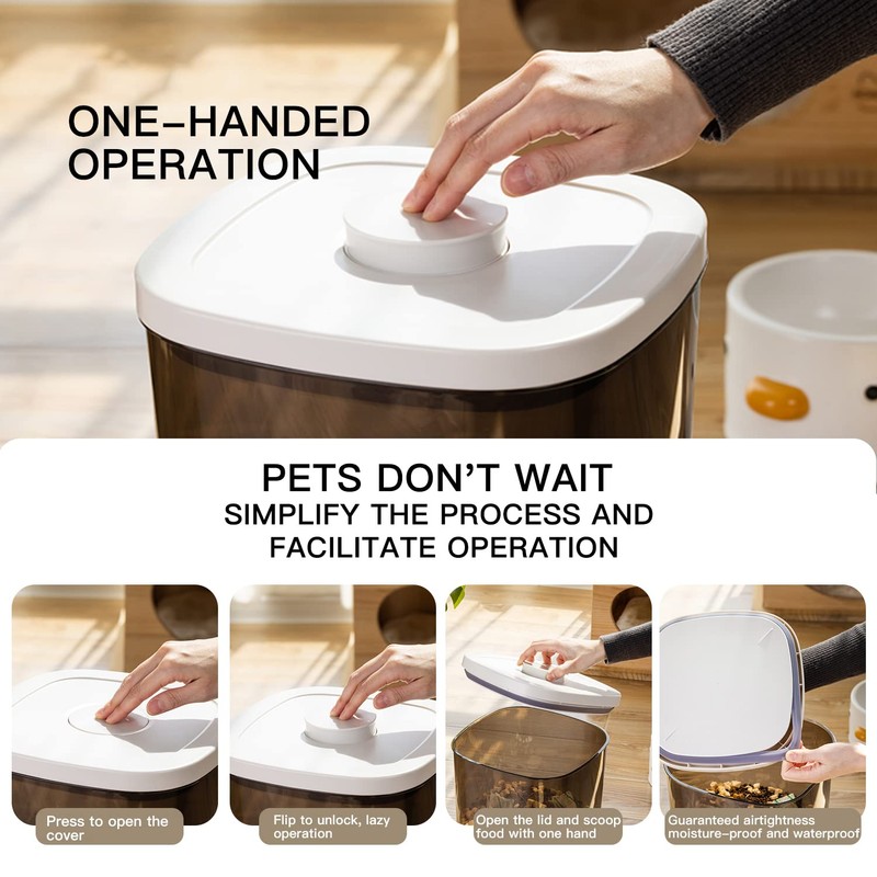 LivLab 25 lbs Rice Dispenser,10.5 Qt/10 L/22-25 lbs Rice Container