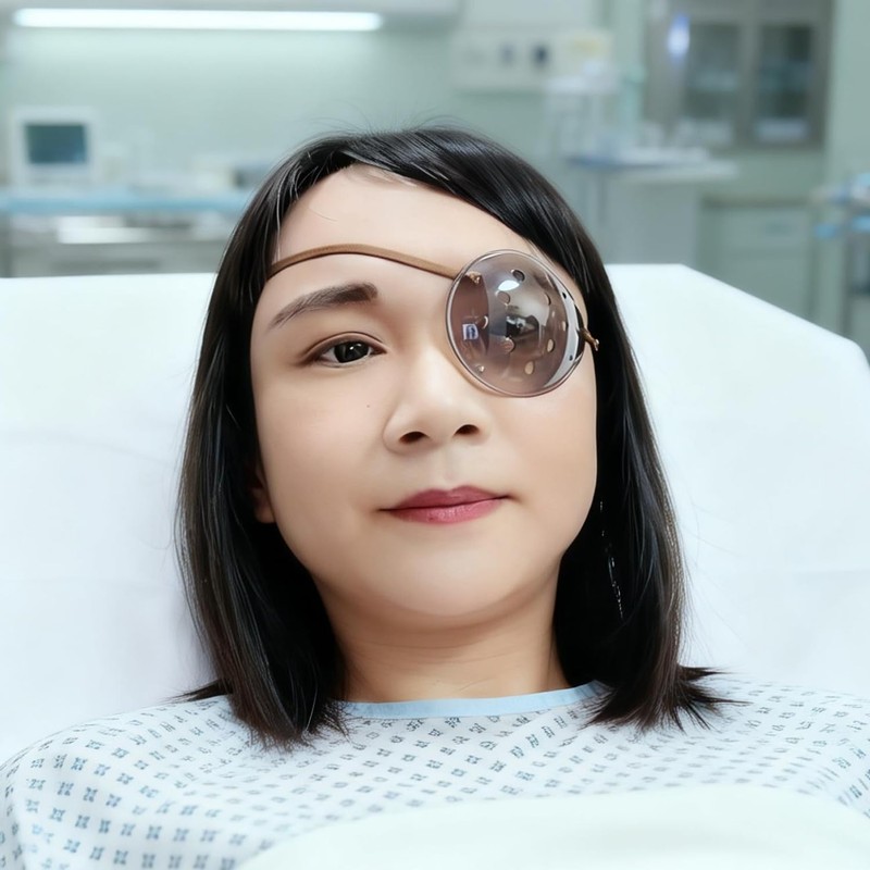 AMZVIO 2pcs Eye Shield After Cataract Surgery Dark Clear Eye