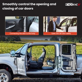 4pc Door Hinge Kit fits for Ford Bronco/F150 F250 F350/Thunderbird 1978-1997.for Granada/Mercury Cougar/Marquis/Zephyr- & More Include 4Pcs Door Hinge Set Upper Lower Left Right