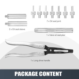 ATPTOOL 11 pcs Valve Seal Remover and Installer Kit - Pliers, Drive Handle, Sockets, Adapters