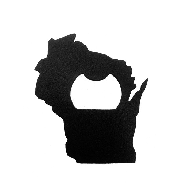 Badger Steel USA - WI Bottle Opener - 2" X