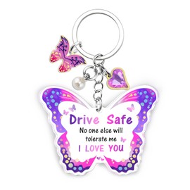 isiyu Stocking Stuffer for Girlfriend For Men Women Christmas Anniversary Birthday Engraved Wedding Couples Sentimental Meaningful Gifts Drive Safe Presents for Husband Wife Him Her