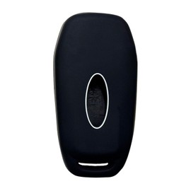 Key Fob Cover for Fusion Explorer: 4 Buttons Silicone Remote Case Protector Fit for Ford Ranger F150 F250 F350 F450 F550 Ranger Super Duty Raptor Bronco 2015 to 2022 N5FA08TDA 164R8134 (Black2)