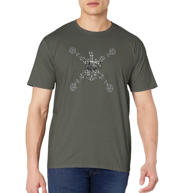 FPV Mini Quadcopter XRay Drone T-Shirt