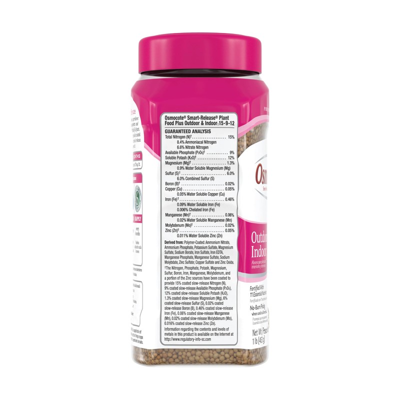 Osmocote Smart-Release Plant Food Plus Outdoor & Indoor, 1 lb.