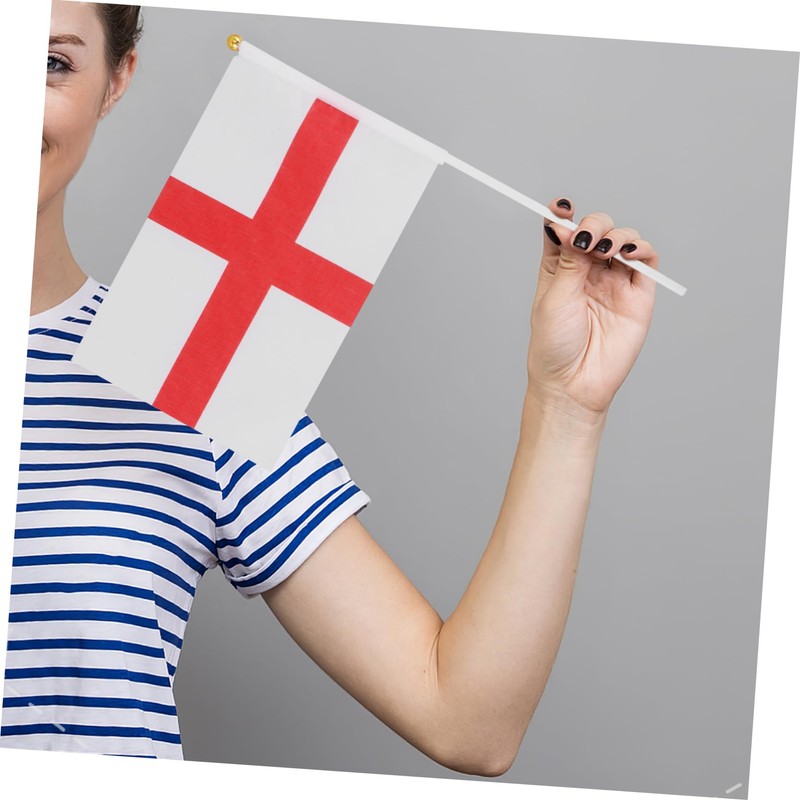 Outanaya 12PCS Uk Handheld Flags for Sports Events Parties England