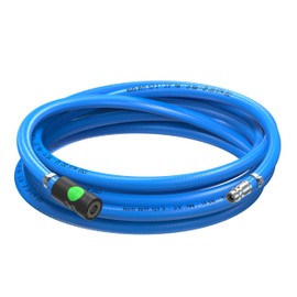 AUPROTEC Compressed Air Hose Set 9 mm Diameter Inner 3 m PVC Hose I With Prevost S1 Safety Coupling for Compressed Air Compressor I Würth Compressor Hose Highly Flexible