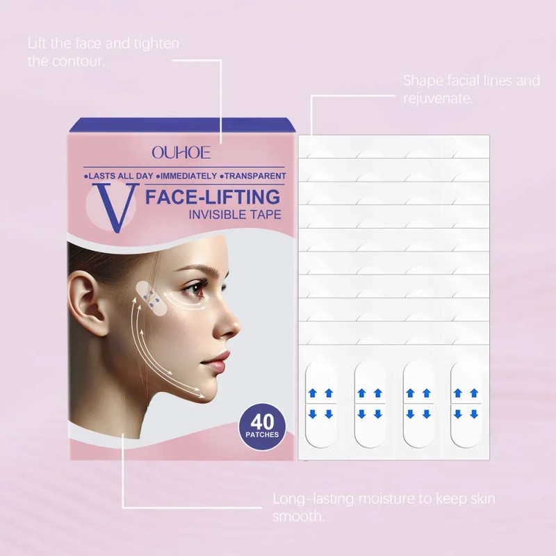 Parches Liftantes Faciales 40pzs | Reafirman, Definen V