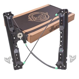 Brock Aftermarket Replacement Part Rear Passenger Side Power Window Regulator without Motor Sliding Compatible with 2008-2019 Dodge Grand Caravan