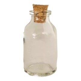 Meliar Frasco Cristal 30 Ml Con Corcho ( 40 Piezas)
