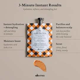 Davines The Quick Fix Circle | Mascarilla capilar hidratante | 50 ml