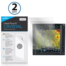 BoxWave Screen Protector Compatible with Garmin GTN 750 - ClearTouch Crystal (2-Pack), HD Film Skin - Shields from Scratches for Garmin GTN 750