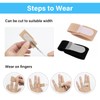 Leikedun Pack of 20 Trigger Finger Splints, Finger Bandage, Finger