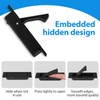 Amaxiu Pocket Door Pull Handle, Sliding Door Handles Recessed Flush