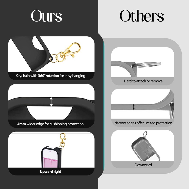 VANEST Silicone Case Compatible with Touchland Hand Sanitizer Spray, Protective