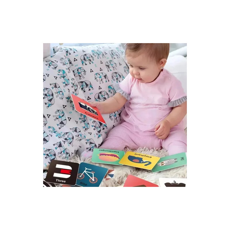 Tarjetas Montessori De Estimulación Visual Para Bebés 80 Niñ