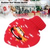Hot Water Bottle Rubber Leakproof Relieve Pain Cute Knit Cover