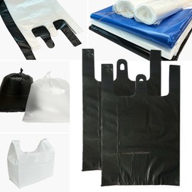 Happy Sale Handle Bag (Black) No. 3 - 140 sheets/Mart bag/garbage bag/plastic bag / 해피세일 손잡이봉투(검정)3호-140매/마트봉투/쓰레기봉투/비닐봉지