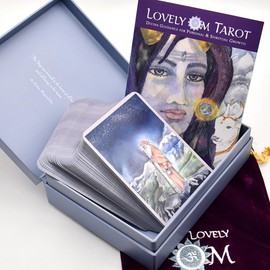 Lovely Om Tarot Deck - Spiritual Tarot Cards with Guidebook | Nature Beings, Hindu Gods and Goddesses, Chakras, Yoga, Meditation, Divination and Spiritual Growth