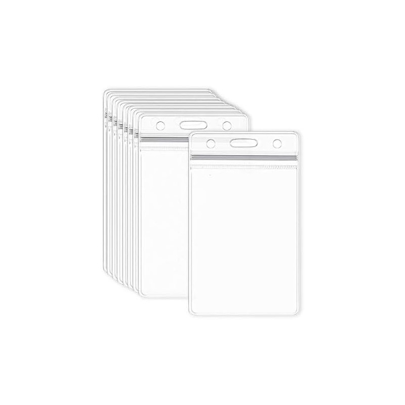 Portatarjetas de Identificación, Utilizado para Identificación de Trabajo, Plástico Transparente,