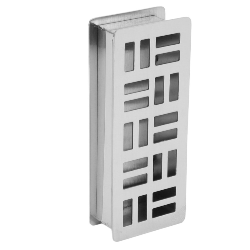 Stainless Steel Toothpick Holder Hollowed Out Rust Prevention Rectangle Toothpick