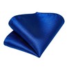 DiBanGu Solid Tie - Conjunto de corbata y pañuelo de