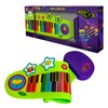 Jr Piano and Drum Duo - Portable Flexible Piano &