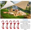 5 x Deck Anchor Pegs, Tent Spring Buckle, Tent Awning