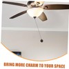 Gadpiparty Ceiling Fan Pull Chain Extension Decorative Metal Pull Chains