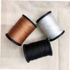 VILLFUL 3 Rolls Sewing Thread Black White Brown Tailoring Line